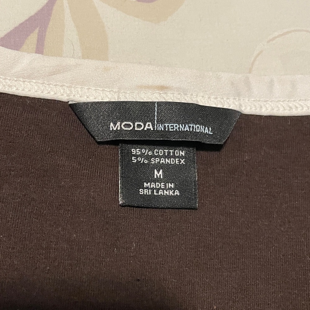 Choclate Brown Full sleeve top, Size: Medium